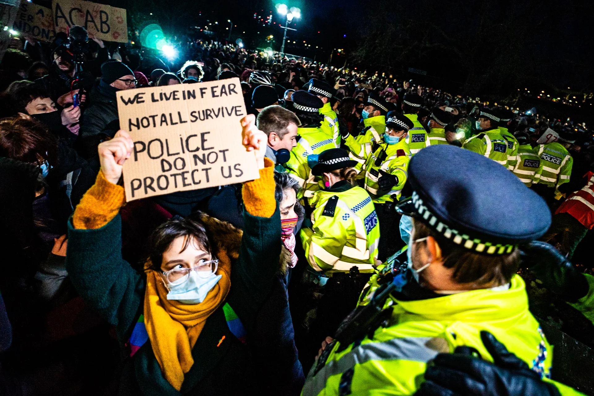 Vigil for Sarah Everard, Clapham Common, London 2021 - Luv - Vincenzo Lullo | Documentary Photography