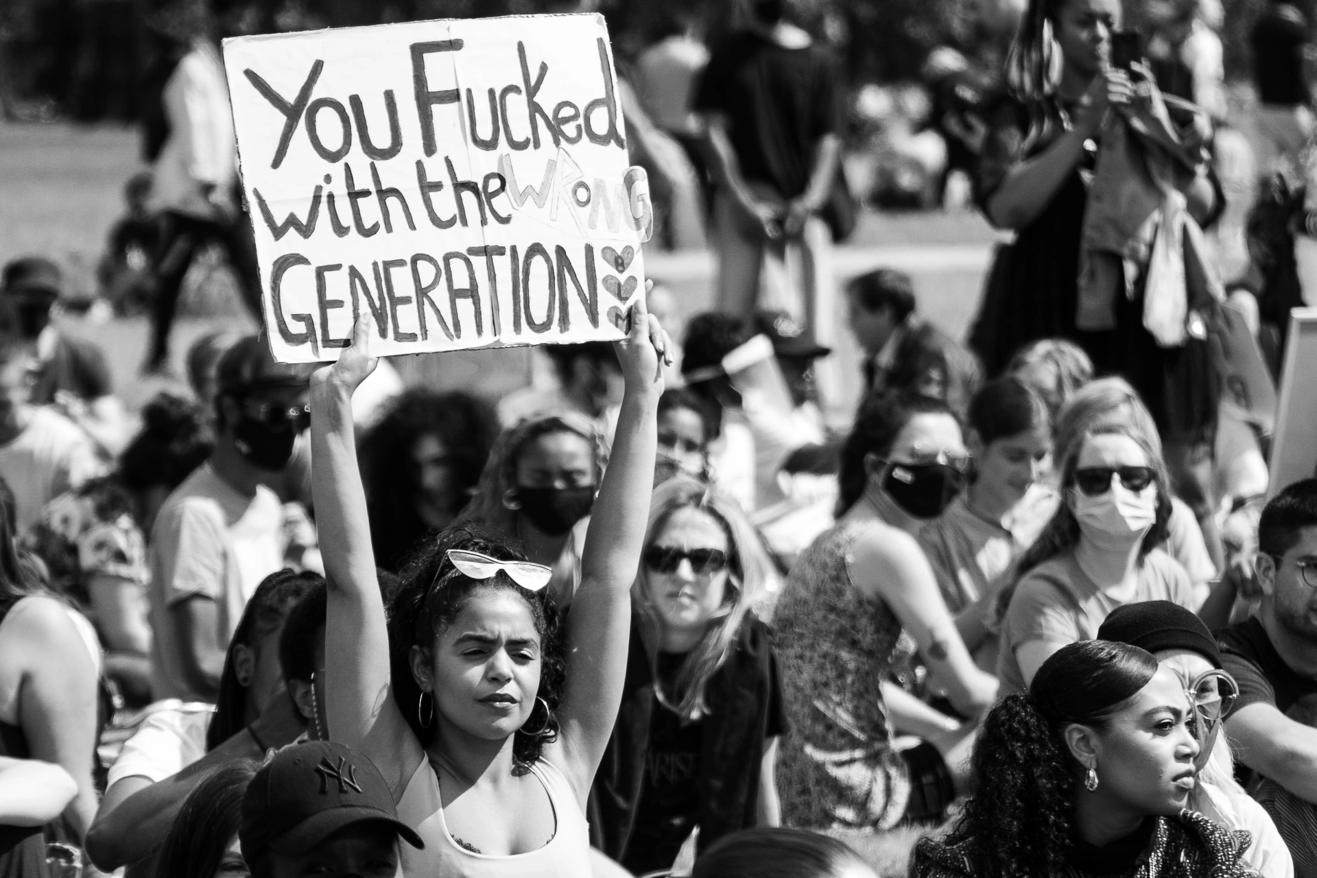 You fucked with the wrong generation - Photo documentary | Leica V-Lux | 400mm f/4.0 | 1/1250s | ISO 125